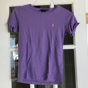 Short Sleeve Purple Shirt